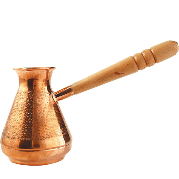 Турка;медь;225мл;D=45/60,H=100,L=140мм;золотой