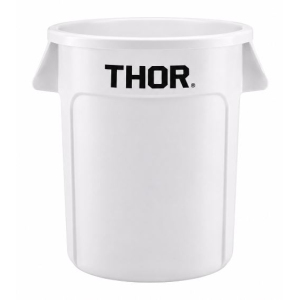 Контейнер THOR D 400мм H 440мм 38л пластик белый TRUST 1011WH