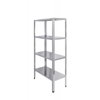 Стеллаж кухонный Luxstahl СР-1800х800х300/4 нерж