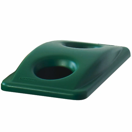 Rubbermaid Крышка FG269288GRN с отверстиями д/бутылок (для контейнеров Slim Jim)