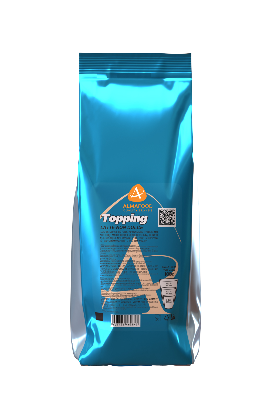 Молоко сухое ALMАFOOD Topping Latte Non Dolce
