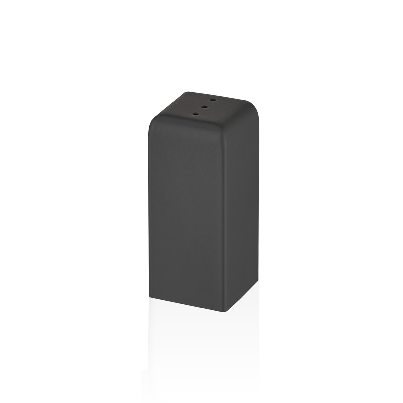 Солонка 3*3*6,5, матовый черный, Narin