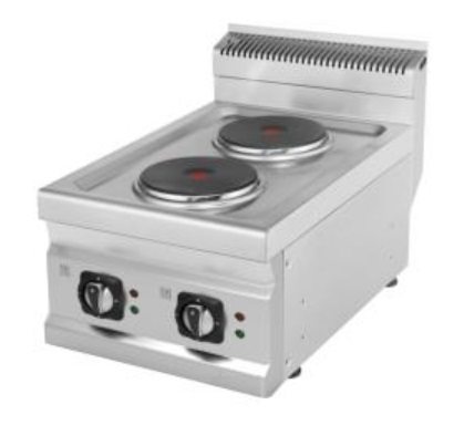 Плита Kocateq MCERR 46 электрическая 2 кр. конфорки, настольная, линия 600