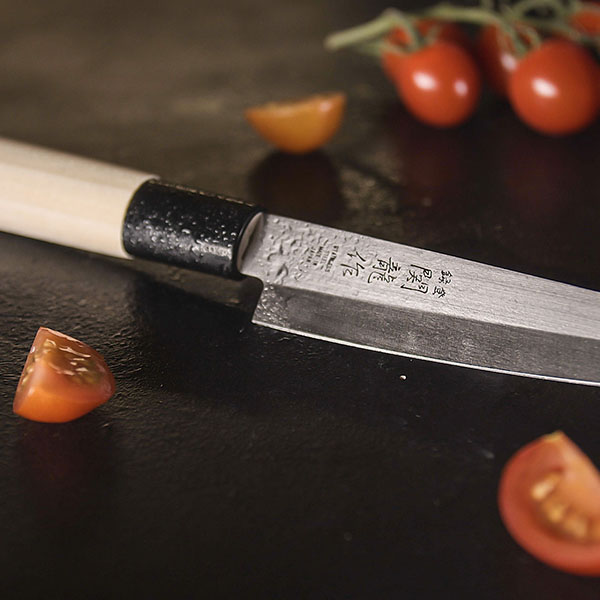 Нож для японской кухни «Киото» двусторонняя заточка;сталь нерж.,дерево;,L=235/120,B=25мм