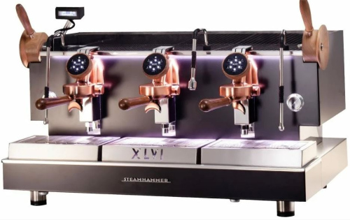 Кофемашина-автомат XLVI Steamhammer Elettronica, 3 группы