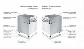 Комплект торцевой для линии раздачи "HOT-LINE" (левый)