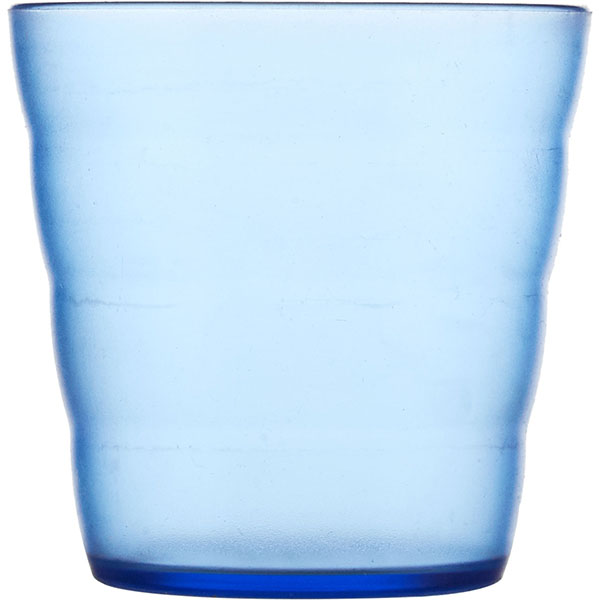 Олд фэшн (стакан);поликарбонат;250мл;D=8,H=8см;голуб.