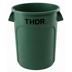 Контейнер THOR D 560мм H 700мм 121л пластик зеленый TRUST 1013GN