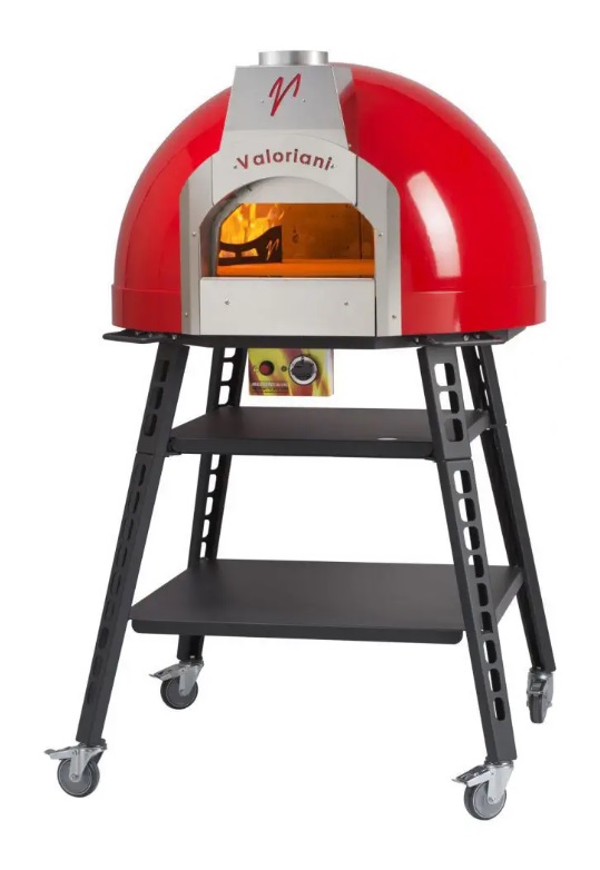 Печь подовая Valoriani Baby 75 Gas manual burner with stand газовая с подом Ø75 см на стенде