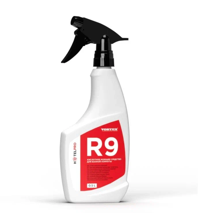 R9 Кислотное моющее средство для ванной комноты 0,5л 18R905