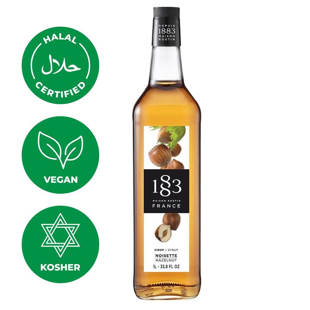 Сироп 1883 Maison Routin Лесной орех (Hazelnut), 1 л, стекло