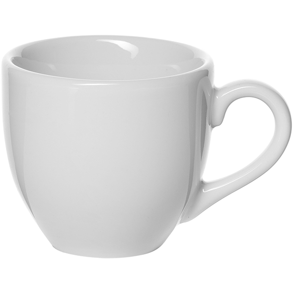 Чашка кофейная «Америка»;фарфор;100мл;D=67,H=60,L=100,B=67мм;белый