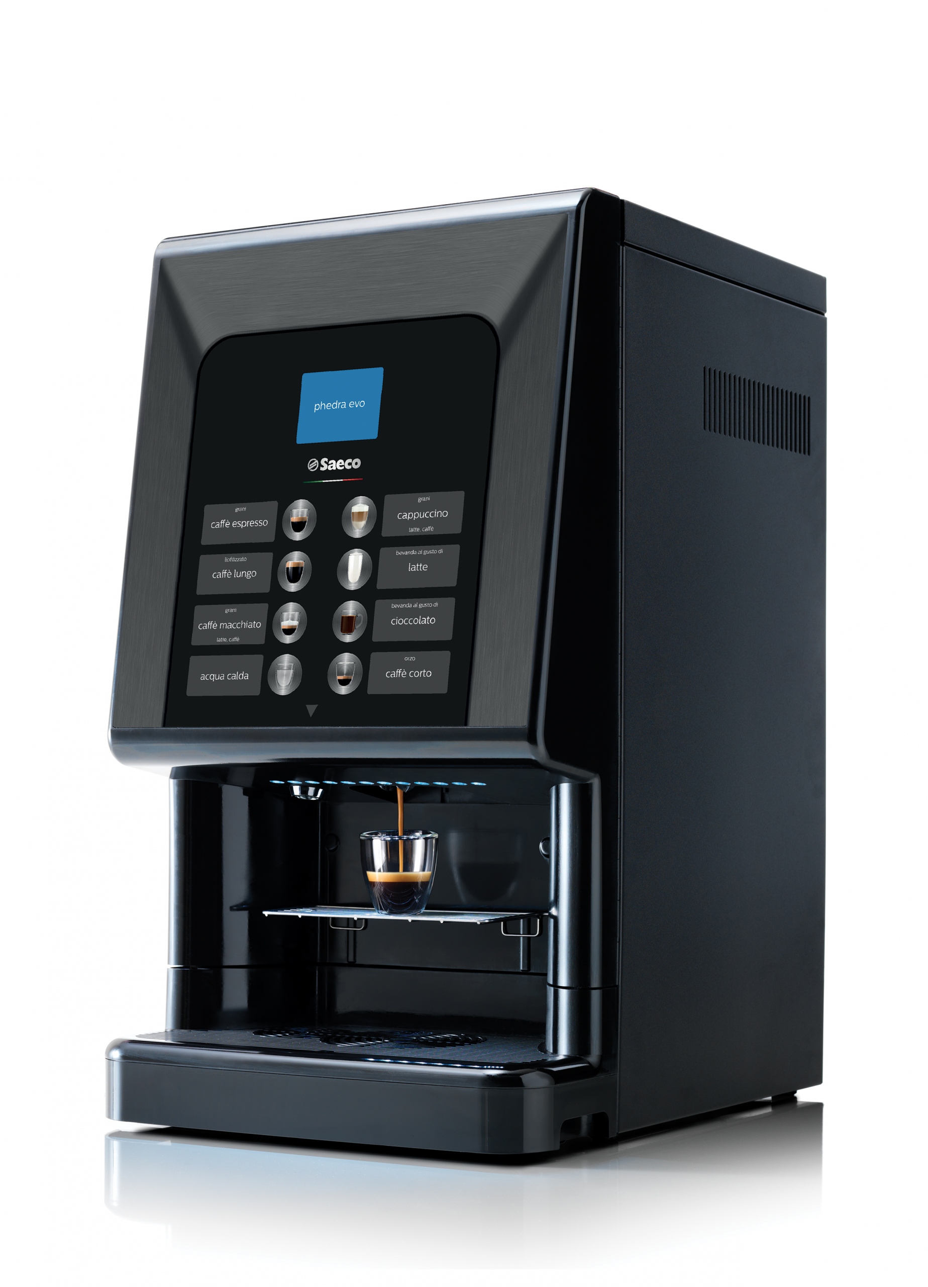 КОФЕМАШИНА - суперавтомат SAECO PHEDRA EVO Espresso (порошковое молоко, всас.из внеш.емк) (9J0687 / 9J0887)
