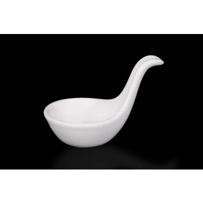CS7240 Емкость - ложка для подачи  8.5см., (35мл)3.5 cl., фарфор,молочно-белый, SandStone, Китай
