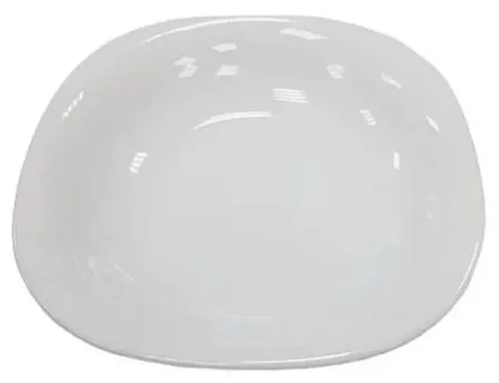 Тарелка NORMA CLASSIC глубокая 21х21х3,4 см 350-500 мл опаловое стекло (стеклокерамика)