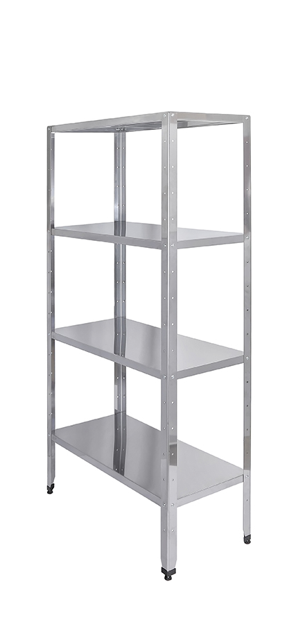 Стеллаж кухонный Luxstahl СР-1800х900х400/4 нерж