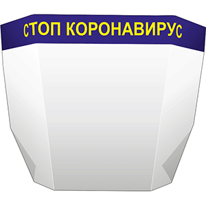Маска защитная (экран);пластик;,L=28,B=18см;прозр.