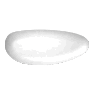 Блюдо «Исола» овальное;фарфор;,L=32,5,B=14см;белый