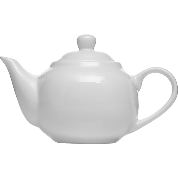 Чайник заварочный «Кунстверк»;фарфор;250мл;D=63,H=90,L=155мм;белый