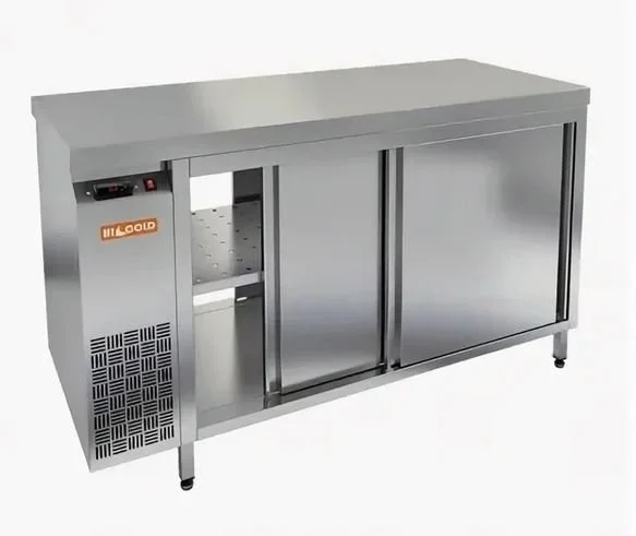 TS T 15 GN O (1500x700x850) тепловой стол-купе сквозной островной, HICOLD RUS